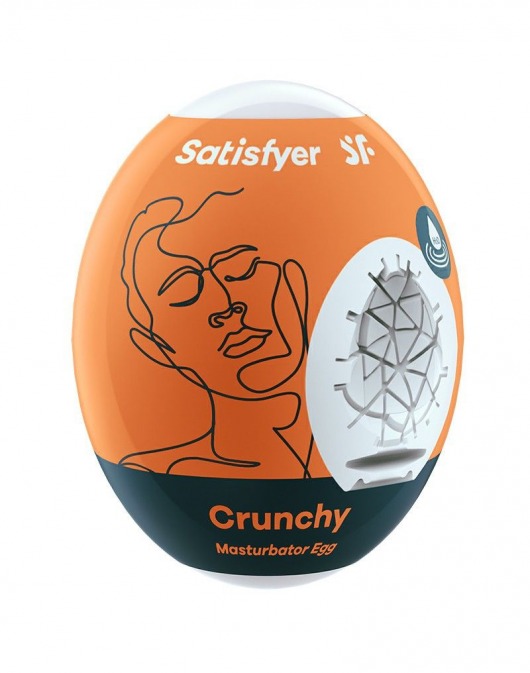 Мастурбатор-яйцо Satisfyer Crunchy Mini Masturbator - Satisfyer - в Новошахтинске купить с доставкой