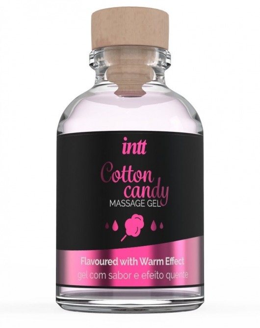 Массажный гель с согревающим эффектом Cotton Candy - 30 мл. - INTT - купить с доставкой в Новошахтинске