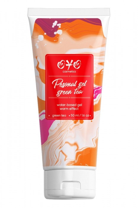 Интимная смазка на водной основе с согревающим эффектом OYO Personal Gel Green Tea - 50 мл. - OYO - купить с доставкой в Новошахтинске