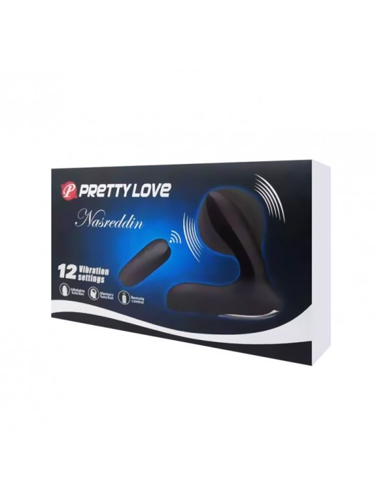 Массажер простаты Nasreddin с функцией расширения и пультом ДУ - 13,5 см. - Baile - в Новошахтинске купить с доставкой