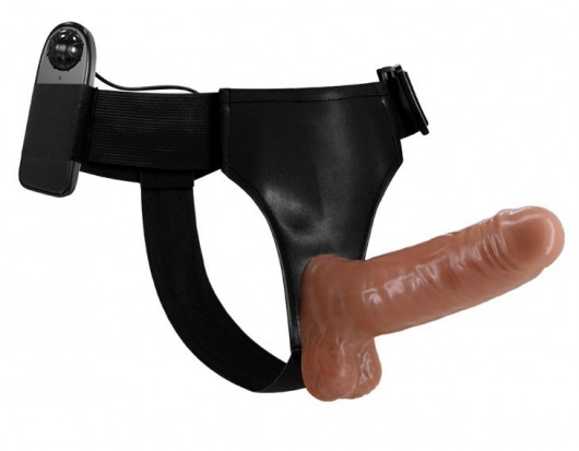 Страпон на трусиках с вибрацией Ultra Passionate Harness - 16 см. - Baile - купить с доставкой в Новошахтинске