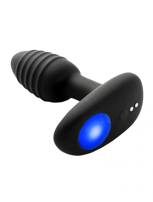 Черный интерактивный вибратор OhMiBod Lumen for Kiiroo с подсветкой - 10,2 см. - Kiiroo