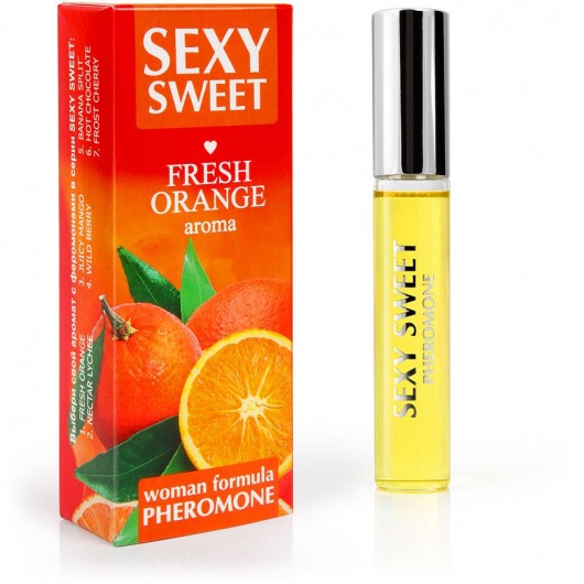 Парфюм для тела с феромонами Sexy Sweet с ароматом апельсина - 10 мл. -  - Магазин феромонов в Новошахтинске