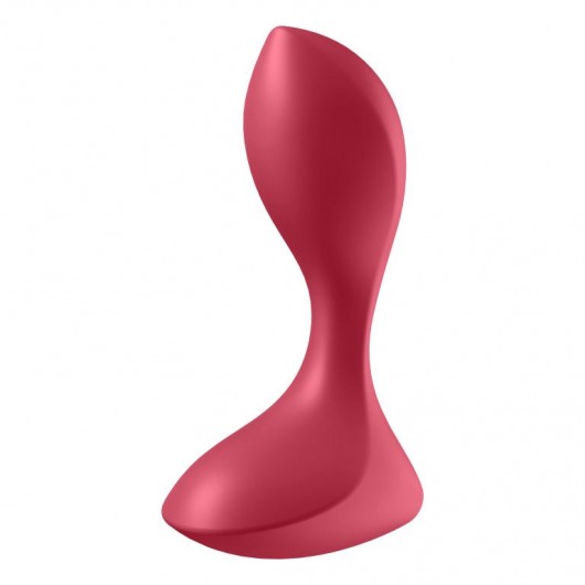 Красный вибромассажёр простаты Satisfyer Backdoor Lover - 14 см. - Satisfyer - в Новошахтинске купить с доставкой