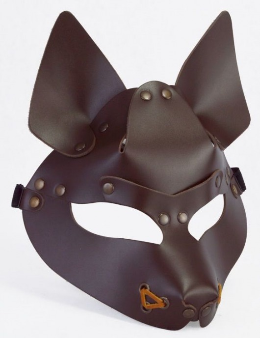 Коричневая маска Wolf - Sitabella - купить с доставкой в Новошахтинске