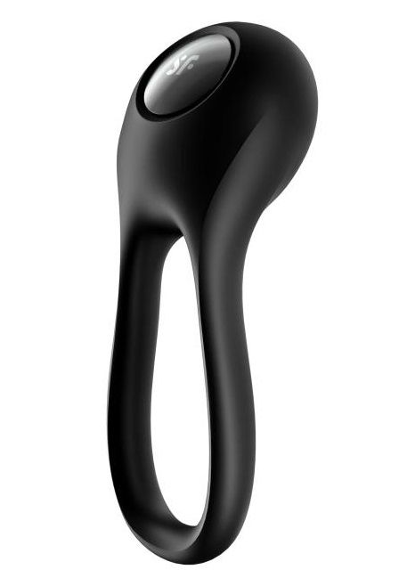 Черное эрекционное виброкольцо Majestic Duo - Satisfyer - в Новошахтинске купить с доставкой