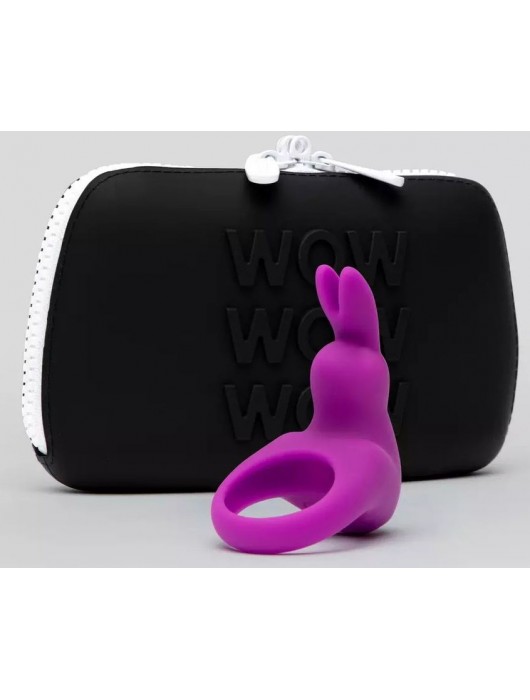 Фиолетовое эрекционное виброкольцо Happy Rabbit Cock Ring Kit - Happy Rabbit - в Новошахтинске купить с доставкой