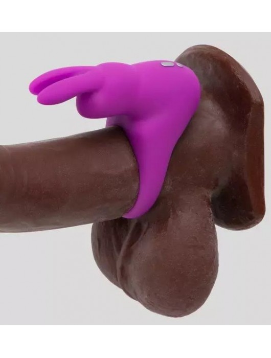 Фиолетовое эрекционное виброкольцо Happy Rabbit Cock Ring Kit - Happy Rabbit - в Новошахтинске купить с доставкой
