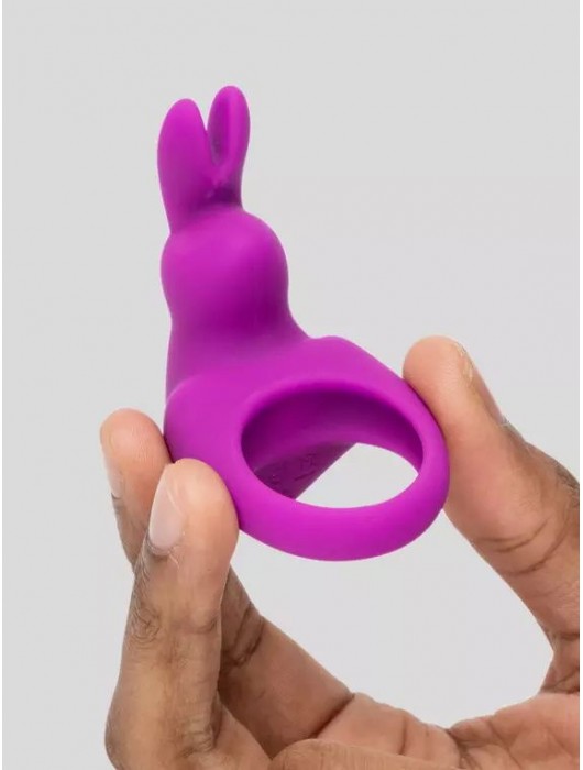 Фиолетовое эрекционное виброкольцо Happy Rabbit Cock Ring Kit - Happy Rabbit - в Новошахтинске купить с доставкой