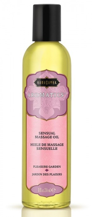 Массажное масло с цветочным ароматом Pleasure Garden - 236 мл. - Kama Sutra - купить с доставкой в Новошахтинске