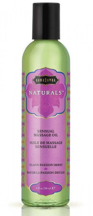 Массажное масло Naturals Island Passion Berry с ароматом тропических фруктов - 236 мл. - Kama Sutra - купить с доставкой в Новошахтинске
