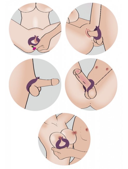 Вибратор для пар Two Motors Couple’s Ring в форме кольца - Orion - в Новошахтинске купить с доставкой