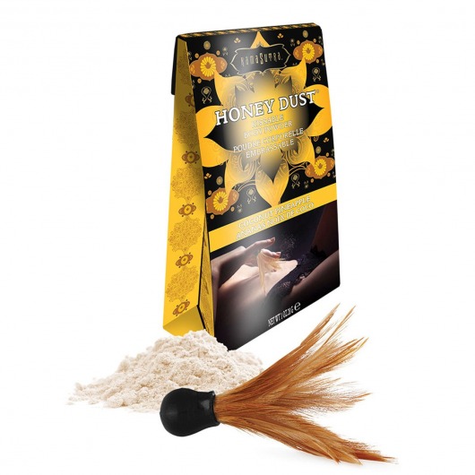 Пудра для тела Honey Dust Body Powder с ароматом кокоса и ананаса - 28 гр. - Kama Sutra - купить с доставкой в Новошахтинске