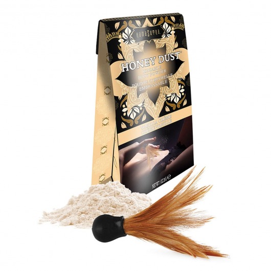 Пудра для тела Honey Dust Body Powder с ароматом ванили - 28 гр. - Kama Sutra - купить с доставкой в Новошахтинске