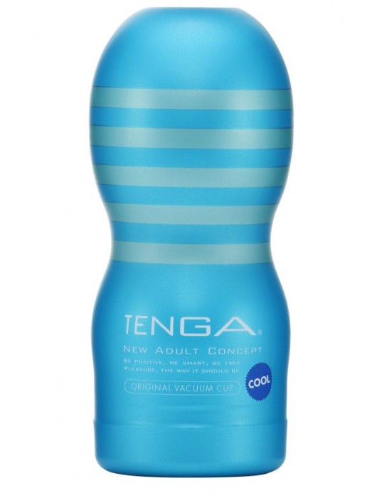 Мастурбатор с охлаждающей смазкой TENGA Original Vacuum Cup Cool - Tenga - в Новошахтинске купить с доставкой