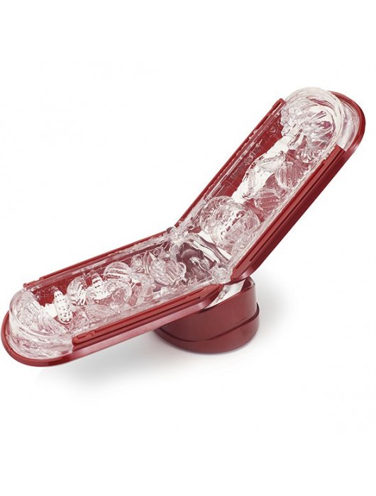 Красный мастурбатор Flip Zero Red   Warmer с подогревом - Tenga - в Новошахтинске купить с доставкой