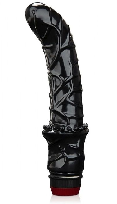 Черный вибромассажер простаты 6  Premium Prostate Massager - BlueLine - в Новошахтинске купить с доставкой