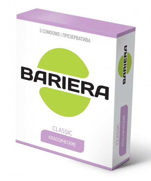 Классические презервативы Bariera Classic - 3 шт. - Bariera - купить с доставкой в Новошахтинске