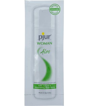 Лубрикант на водной основе pjur WOMAN Aloe - 2 мл. - Pjur - купить с доставкой в Новошахтинске
