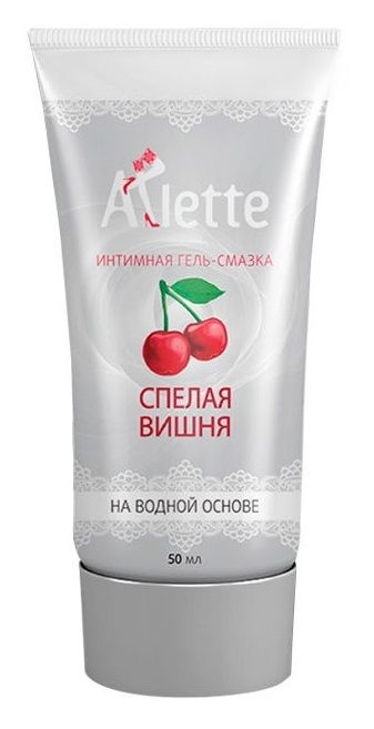 Интимная гель-смазка на водной основе Arlette  Спелая вишня  - 50 мл. - Arlette - купить с доставкой в Новошахтинске