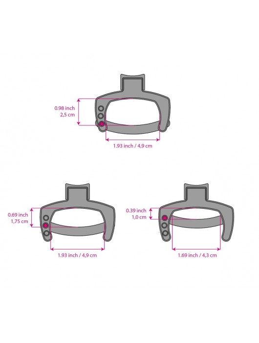 Кольцо с зажимом для мошонки для пояса верности Pubic Enemy - MyStim - купить с доставкой в Новошахтинске