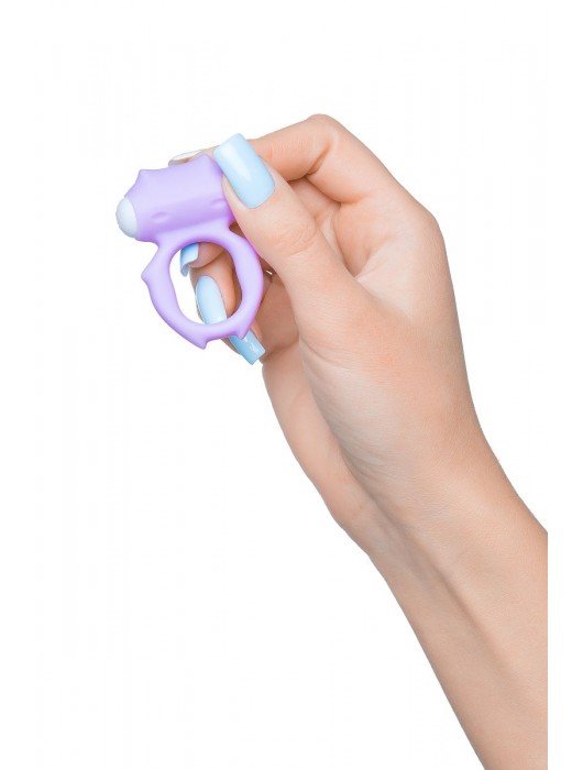 Фиолетовое виброкольцо на пенис Zort - A-toys - в Новошахтинске купить с доставкой