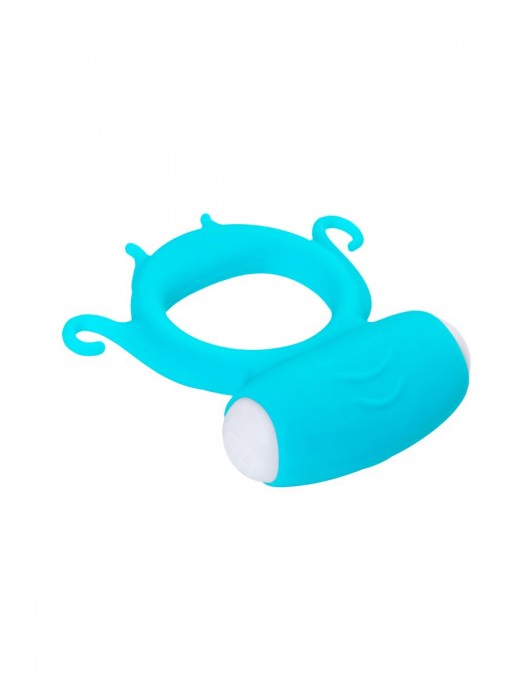 Голубое виброкольцо на пенис Sair - A-toys - в Новошахтинске купить с доставкой