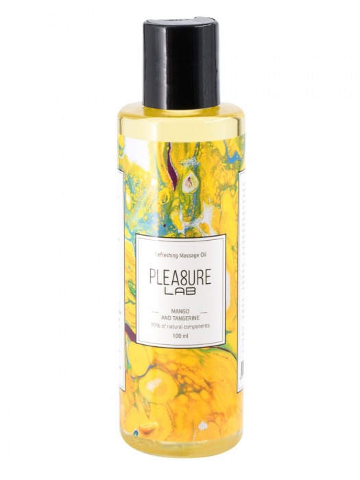 Массажное масло Pleasure Lab Refreshing с ароматом манго и мандарина - 100 мл. - Pleasure Lab - купить с доставкой в Новошахтинске