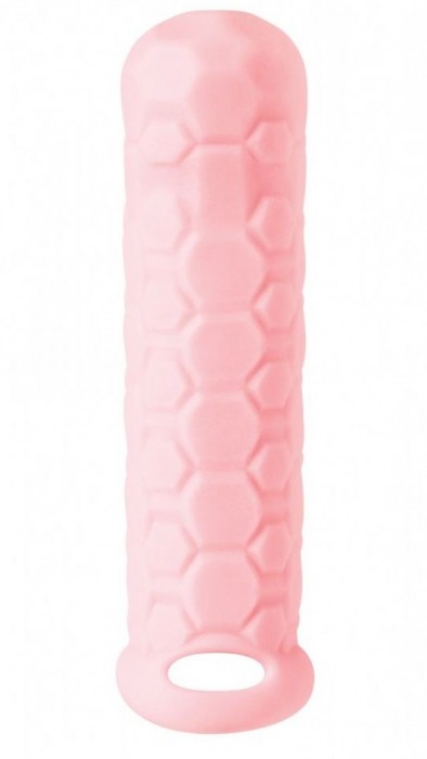 Розовый фаллоудлинитель Homme Long - 15,5 см. - Lola Games - в Новошахтинске купить с доставкой
