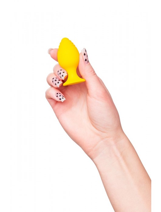 Желтая анальная втулка Riffle - 6 см. - ToyFa