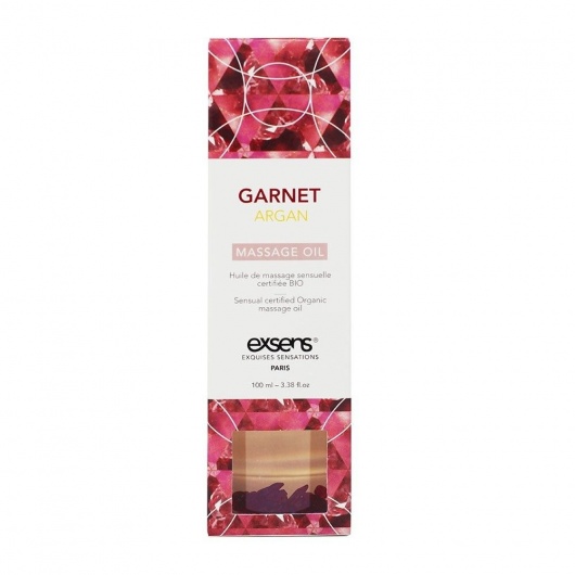 Органическое массажное масло GARNET ARGAN - 100 мл. - Exsens - купить с доставкой в Новошахтинске
