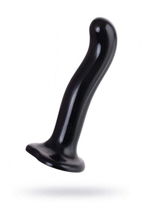 Черный стимулятор для пар P G-Spot Dildo Size L - 19 см. - Strap-on-me - в Новошахтинске купить с доставкой