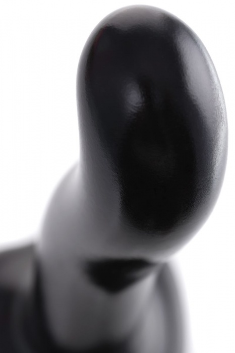 Черный стимулятор для пар P G-Spot Dildo Size L - 19 см. - Strap-on-me - в Новошахтинске купить с доставкой