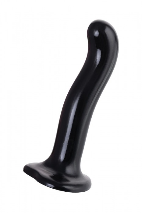 Черный стимулятор для пар P G-Spot Dildo Size L - 19 см. - Strap-on-me - в Новошахтинске купить с доставкой