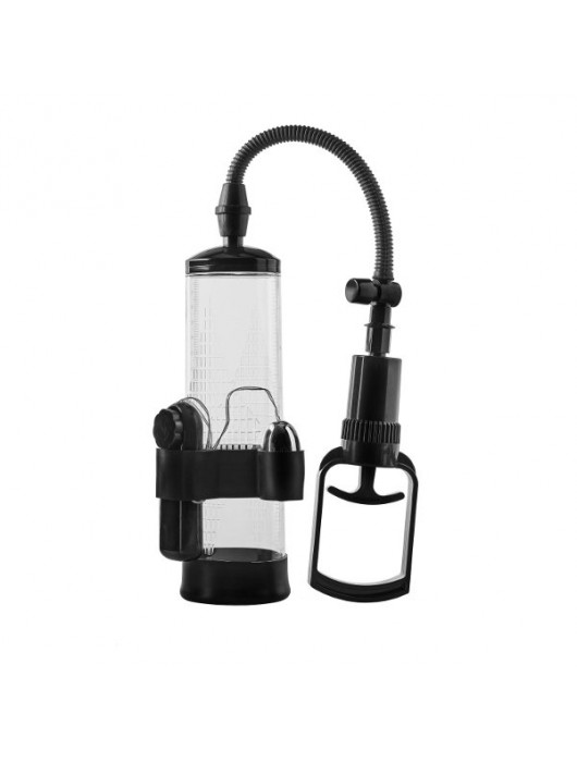 Прозрачная вакуумная помпа с вибрацией Vibrating Penis Pump - Dream Toys - в Новошахтинске купить с доставкой