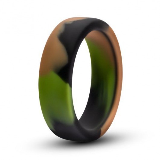 Эрекционное кольцо камуфляжной расцветки Silicone Camo Cock Ring - Blush Novelties - в Новошахтинске купить с доставкой