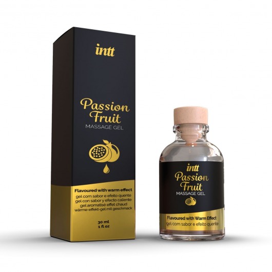 Массажный гель с ароматом маракуйи Passion Fruit - 30 мл. - INTT - купить с доставкой в Новошахтинске