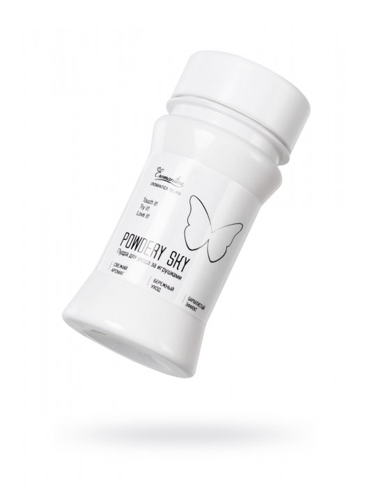 Пудра для ухода за игрушками Powdery Sky с ароматом мяты - 40 гр. - Eromantica - купить с доставкой в Новошахтинске