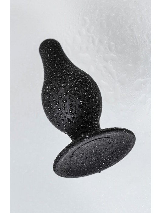 Черная анальная втулка Spade M - 10 см. - Erotist Adult Toys