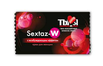 Возбуждающий крем для женщин Sextaz-W в одноразовой упаковке - 1,5 гр. - Биоритм - купить с доставкой в Новошахтинске