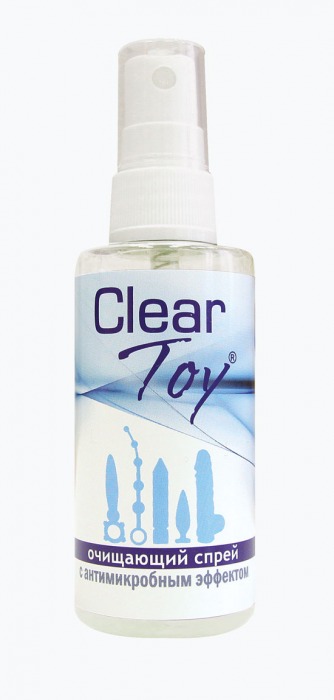 Очищающий спрей Clear Toy с антимикробным эффектом - 100 мл. - Биоритм - купить с доставкой в Новошахтинске