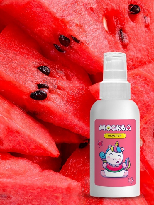 Универсальная смазка с ароматом арбуза  Москва Вкусная  - 100 мл. - Москва - купить с доставкой в Новошахтинске