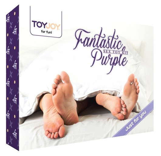 Эротический набор FANTASTIC PURPLE SEX TOY KIT - Toy Joy - купить с доставкой в Новошахтинске