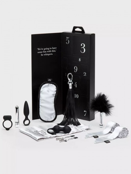 Эротический набор Pleasure Overload 10 Days of Play Gift Set - Fifty Shades of Grey - купить с доставкой в Новошахтинске