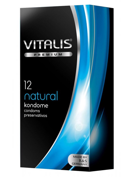 Классические презервативы VITALIS PREMIUM natural - 12 шт. - Vitalis - купить с доставкой в Новошахтинске
