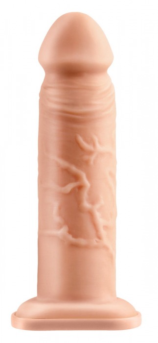 Телесный реалистичный фаллоимитатор с полостью Silicone Hollow Extension - 20 см. - Pipedream - купить с доставкой в Новошахтинске