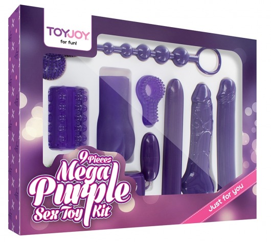 Эротический набор Toy Joy Mega Purple - Toy Joy - купить с доставкой в Новошахтинске