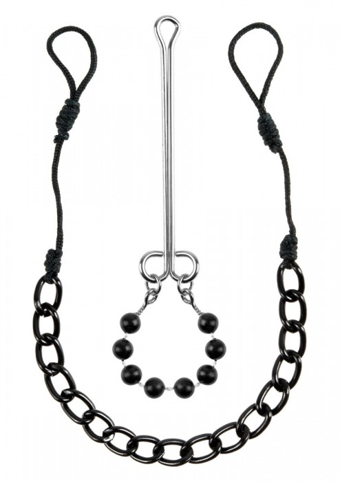 Интимные украшения с бусинами NIPPLE   CLIT JEWELRY - Pipedream - купить с доставкой в Новошахтинске