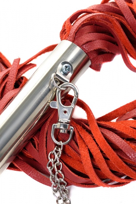 Красная кожаная плеть - ToyFa - купить с доставкой в Новошахтинске