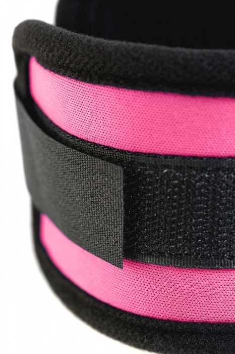 Оковы на ноги из неопрена розового цвета - ToyFa - купить с доставкой в Новошахтинске